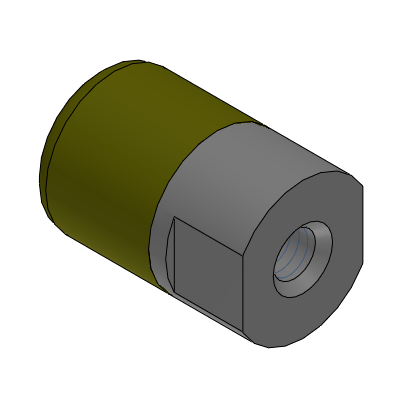 Precision Cleaning Urethane Pushers - Tapped - Flat
