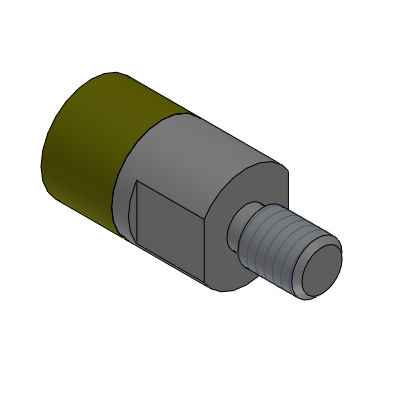 Precision Cleaning Urethane Pushers -Threaded - Round