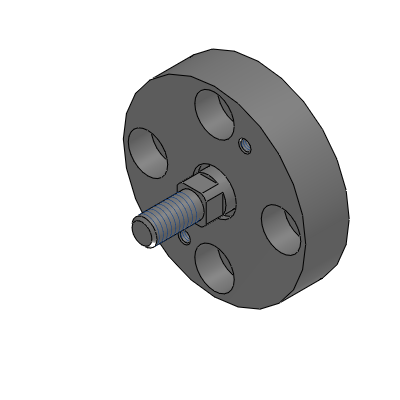 Precision Cleaning Floating Connectors - Extra Short Type, Threaded
