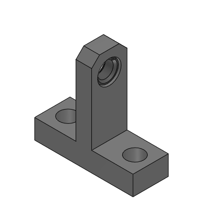 Precision Cleaning Hinge Base - T-Shaped Type - W, H Dimension Specified Type
