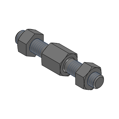 Precision Cleaning Rod End Coupling Rods - Both Ends Male Thread - L Dimension Specified Type