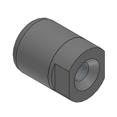 Precision Cleaning Silicon Pushers -Tapped - Flat