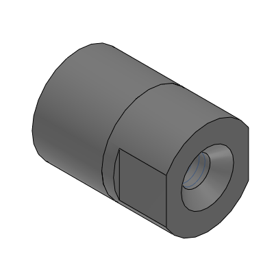 Precision Cleaning Silicon Pushers - Tapped - Round