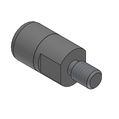 Precision Cleaning Silicon Pushers -Threaded - Flat