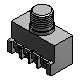 90 degrees AIR BLOW NOZZLES -COMPACT TYPE