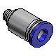 Compressed Air - Miniature Connector Fittings -Hexagon Socket Head Type-
