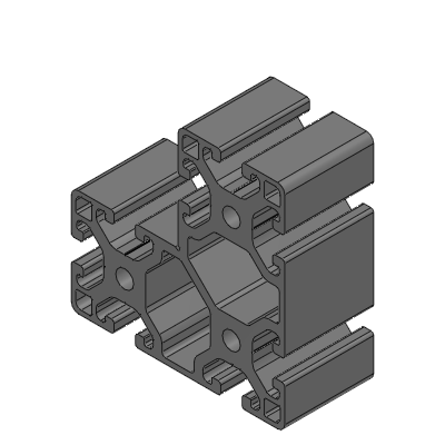 Aluminum Frames -10 Series - 120x120x60 mm - Configurable Length
