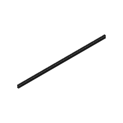 Aluminum Frames -10 Series - 60x120 mm 2Row Groove Four Slots per Side - Fixed Length