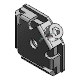 Post-Assembly Easy Brackets - For HFS5 Series Aluminum Frames 20/25/40 Square