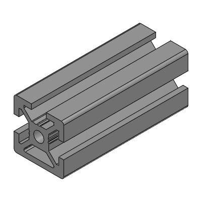 HFS5 Series Aluminum Extrusions 20 Square -1 Slot-
