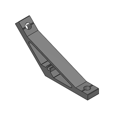 Economy European standard Squeeze Brackets for Slot Width 8 Frames 135 Degrees Angle