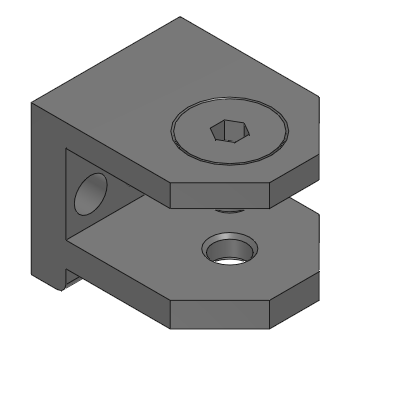 Free Angle Brackets Connection of Two Frame Side Faces