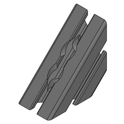 Reinforced Frame Bracket 10 Series - Right angle45°