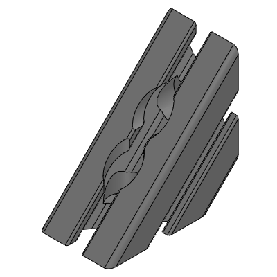 Reinforced Frame Bracket 10 Series - Right angle45°
