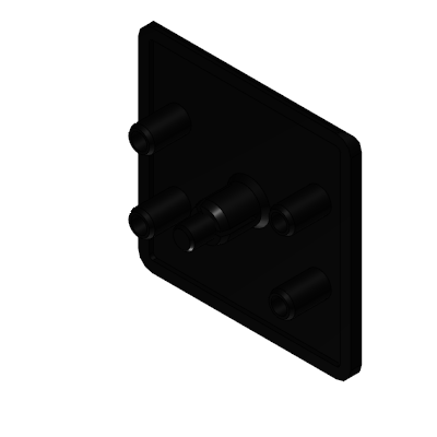 Extrusion End Caps - HFS10/GFS10 Series - Screw Mounted