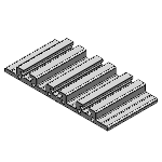 Flat Aluminum Extrusions - HFSFIN