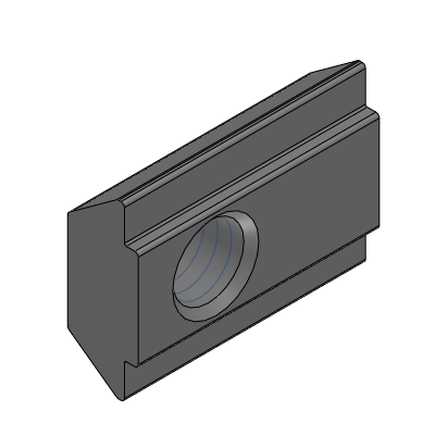 アルミフレーム用先入れナット 仮止め機能付 - 5シリーズ(溝幅6mm)用 -