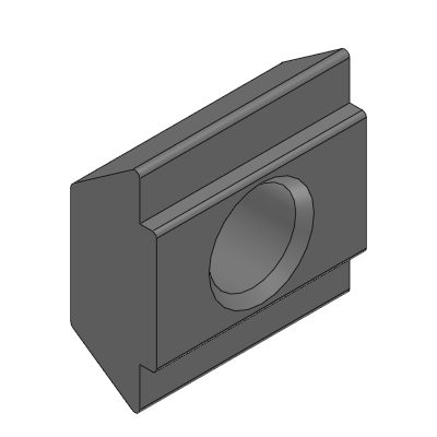 5シリーズ(溝幅6mm)用 アルミフレーム用先入れナット(100個パック)