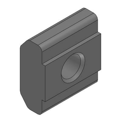 6シリーズ(溝幅8mm)用 アルミフレーム用先入れナット(100個パック)