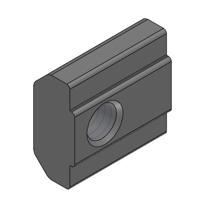 6シリーズ(溝幅8mm)用 アルミフレーム用先入れバネナット(100個パック)