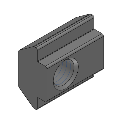 8シリーズ(溝幅10mm)用 アルミフレーム用先入れバネナット(100個パック)