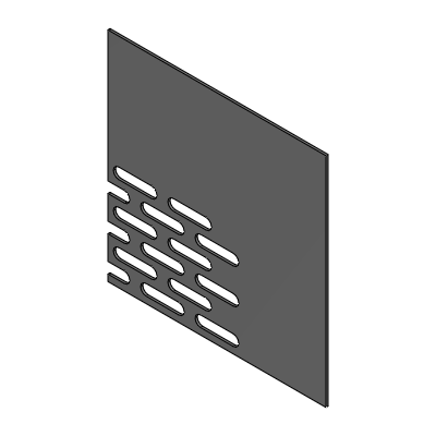 Precision Cleaning Perforated Metals - Long Hole Type