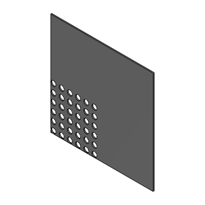 Precision Cleaning Perforated Metals - Round Hole Parallel Type