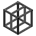 알루미늄 프레임 표준 유닛 - 사면 홈 표준 유닛 - 브라켓 접속 타입