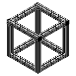 알루미늄 프레임 표준 유닛 - 사면 홈 표준 유닛 - 블라인드 조인트 타입