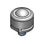 ボールローラ(POM フランジ)