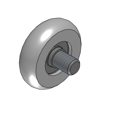 엔지니어링 플라스틱 베어링  - R타입 - 나사있음