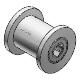 Plastic Roller -Milled/Double Flanged-