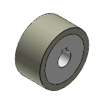 Rulli - Dritti con sede chiavetta - L selezionabile