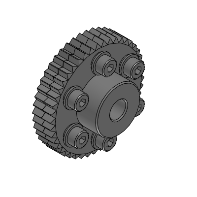 Engrenages droits sans jeu-Angle de pression de 20°, module 1.0/1.5/2.0
