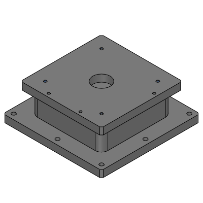 ロボットスタンド角タイプ塗装品 - 三菱電機 - - 垂直多関節ロボット向け -
