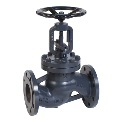 Valvole a flusso avviato con tenuta a baderna acciaio al carbonio PN 40