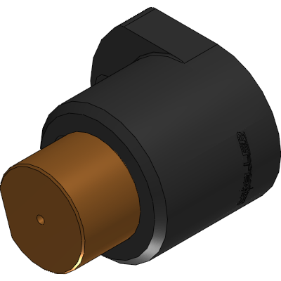 Round Economy Style Retainer - Heavy Duty Ball Lock - Long Reach/Compact Unit - Blank Type