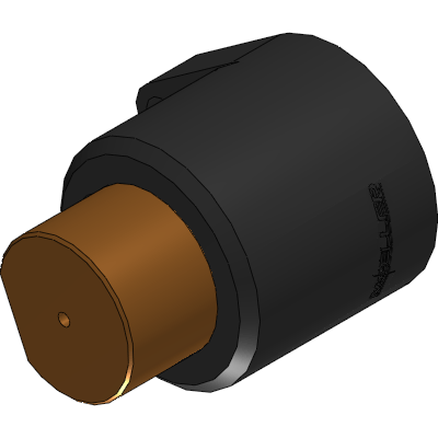 Round Economy Style Retainer - Heavy Duty Ball Lock - Long Reach/Compact Unit - Blank Type