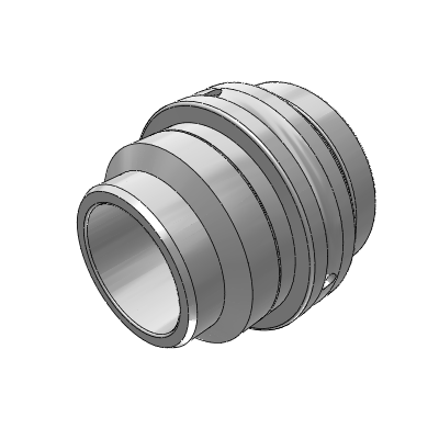Radial needle roller combined bearings with axial cylindrical roller