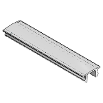 Zubehör TB Abdeckprofil T-Nute, pro Meter