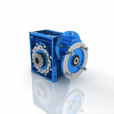 Precoppia di riduzione + Motoriduttore a vite senza fine con predisposizione per attacco motore PAM e manicotto e limitatore di coppia