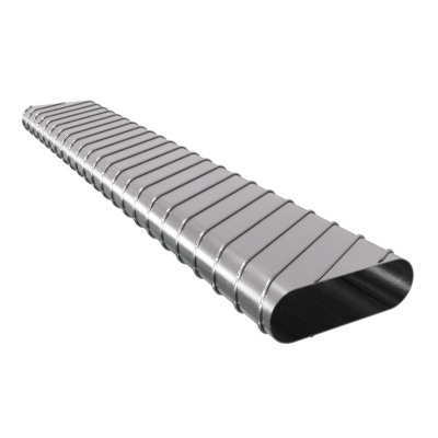 Spiral falded tubes oval WFRO