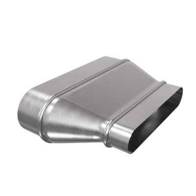 Reduction fitting, symmetrical, oval-oval USO