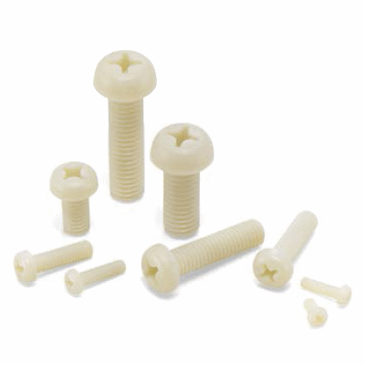 Plastic Screw RENY / Phillips Cross Recessed Pan Head Machine Screw / Inch Thread