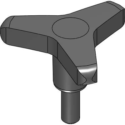 KGLM - Three Lobe Knob