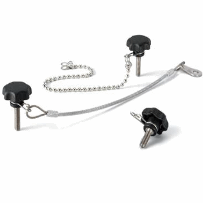 KSCHM - Stainless Steel Hand Knob with Loss Protection