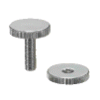 KUM/KUF - Knurled Knob, Flat Type