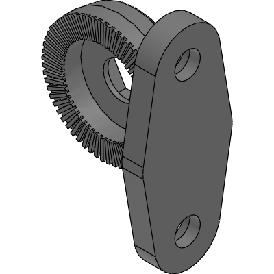 Serrated Locking Plate with Connection