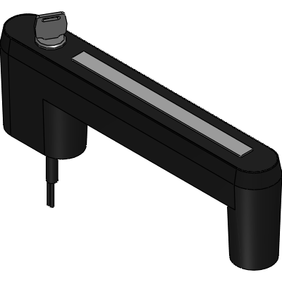 Plastic Pull with Key Locks Switching Function and LED illumination