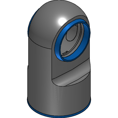 USAFS-HD - Handle Legs for Tubular Handles , Hygienic Design